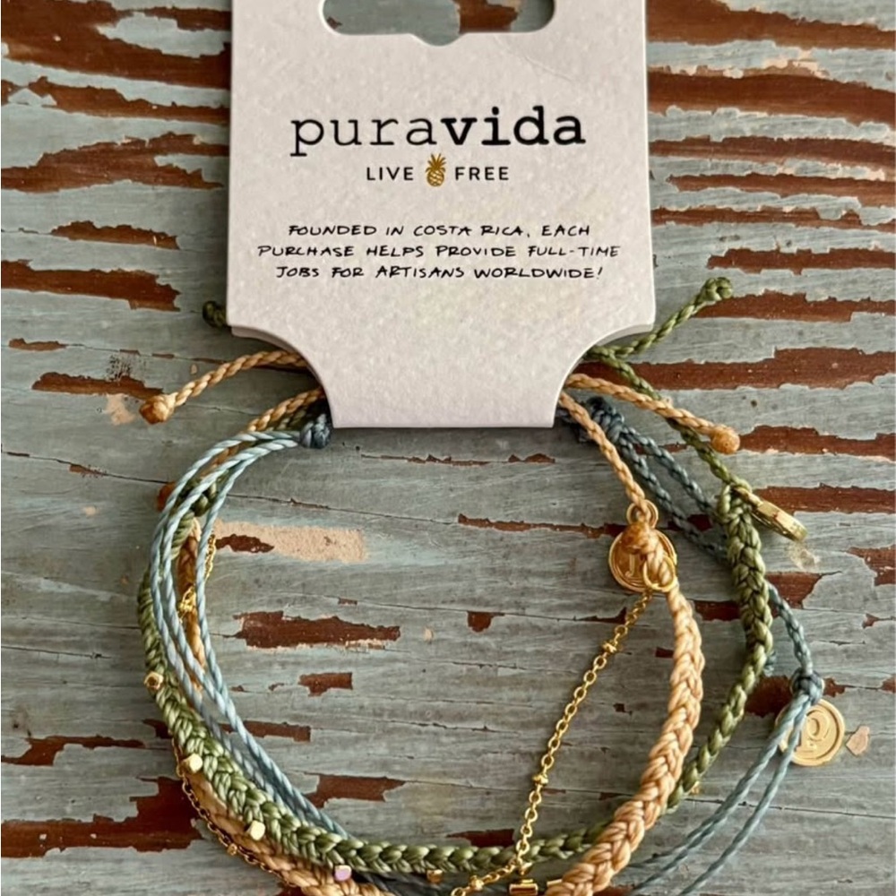 NWT • Pura Vida Club • Monthly Bracelet Pack • Pack of 3 Different Designs